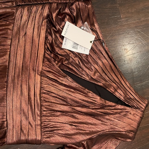 Retrofete Timi Coffee Jumpsuit LS Romper NWT Perfect Party Look 🥂 size M - Picture 8 of 9